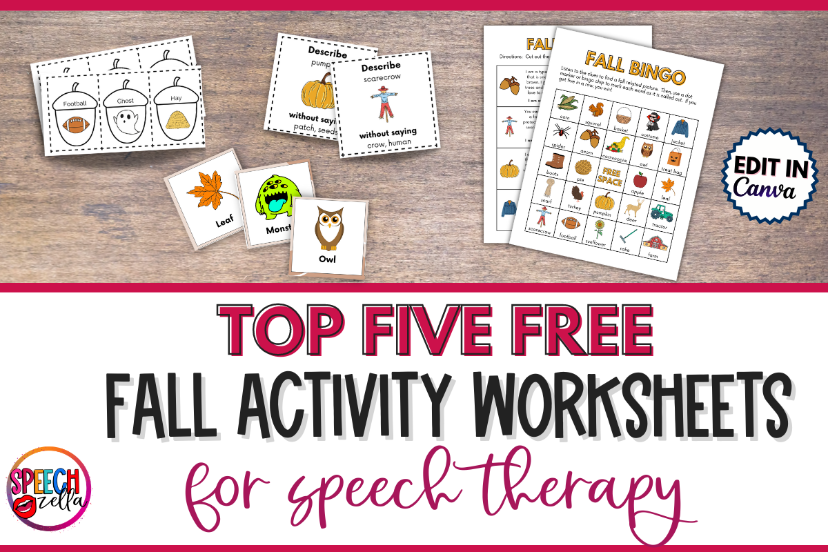 fall activity worksheets