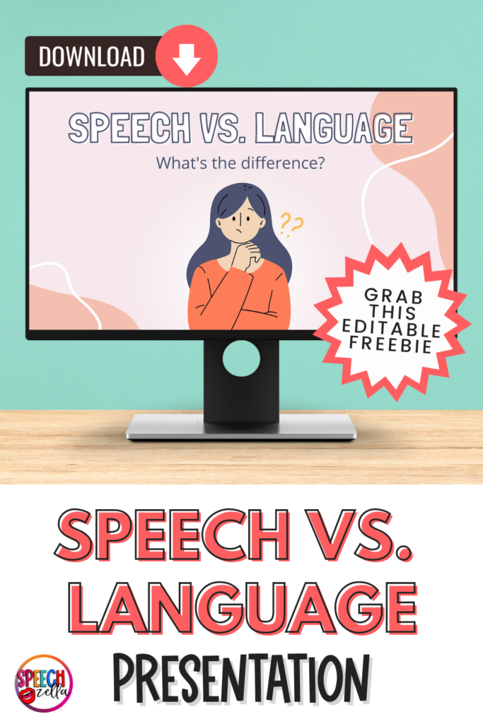 Modern Speech vs. Language Presentation Modern Speech vs. Language Presentation