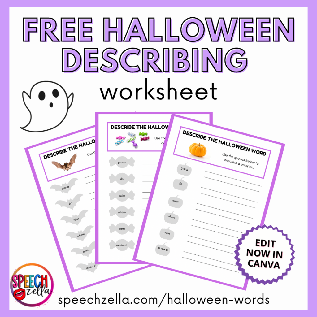 Describe the Halloween Words