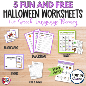 Worksheets for Halloween