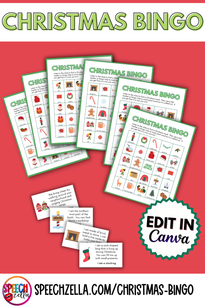 Fun and Free Christmas Speech Therapy Activities - Speechzella