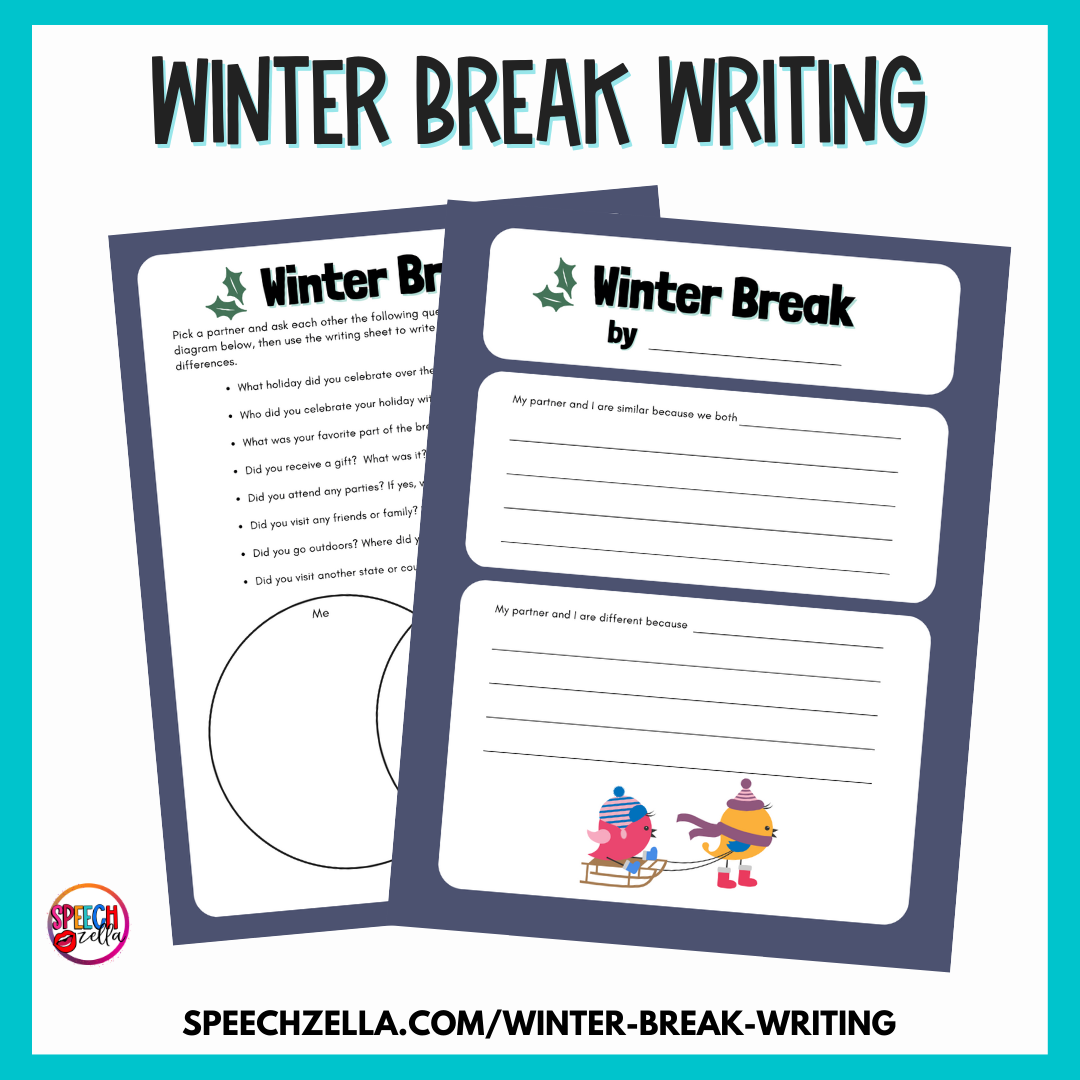 Winter break writing