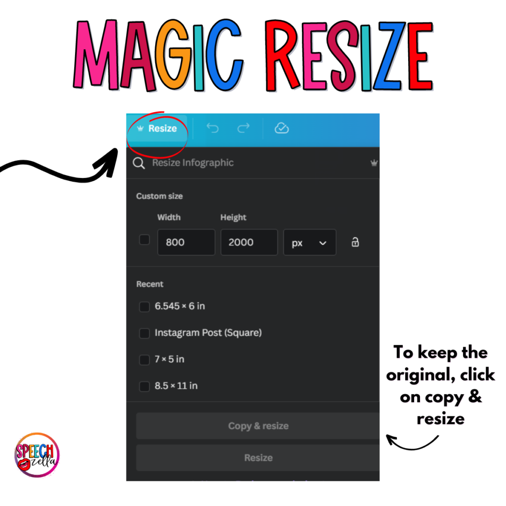 Magic Resize