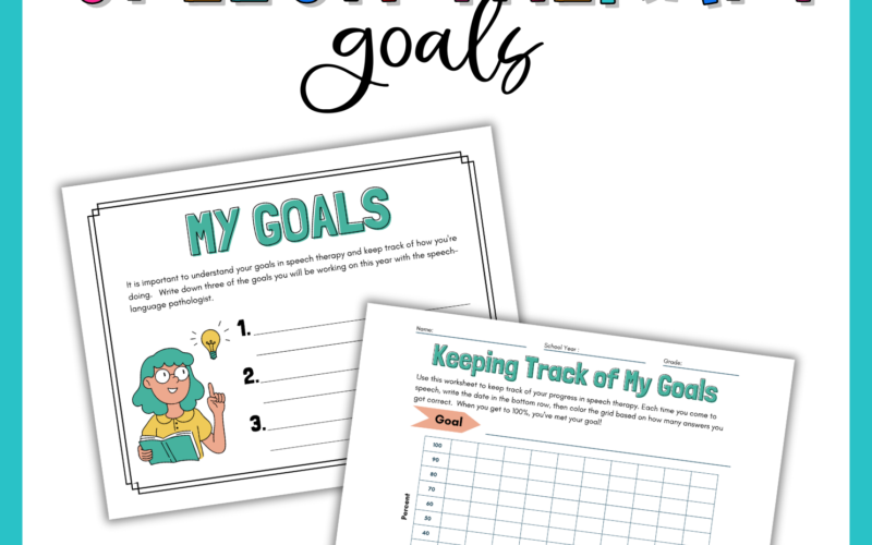 Help your students achieve their speech-therapy goals today!