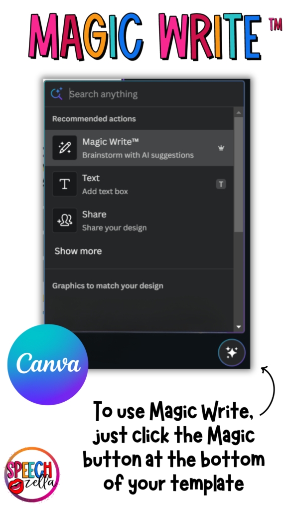 Canva Magic Write