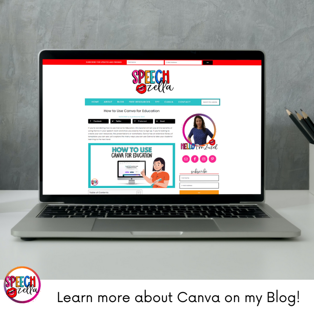 How to use Canva for Education blog post.