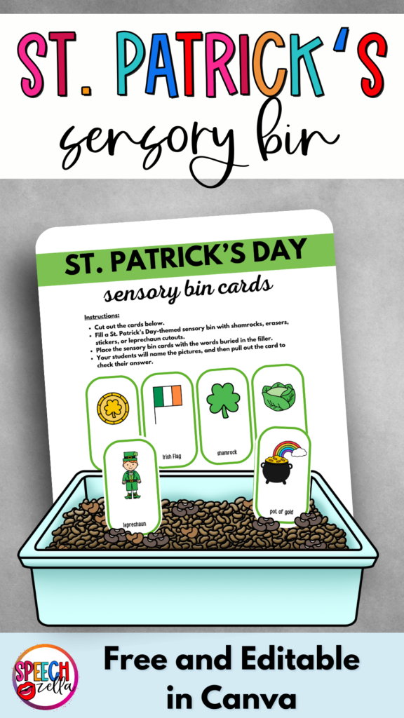 St. Patrick's Day Sensory Bin