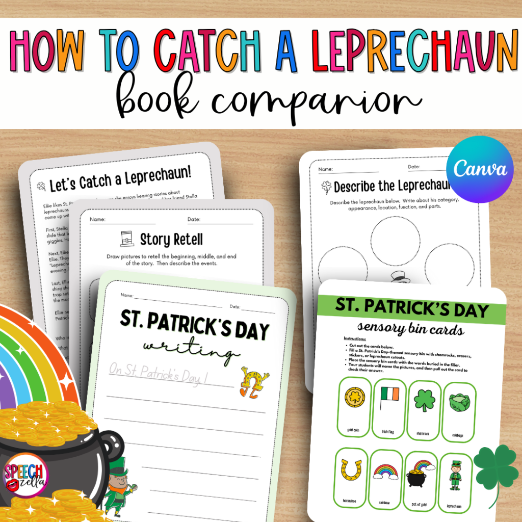 How to Catch a Leprechaun Printable Ideas in Canva - Speechzella