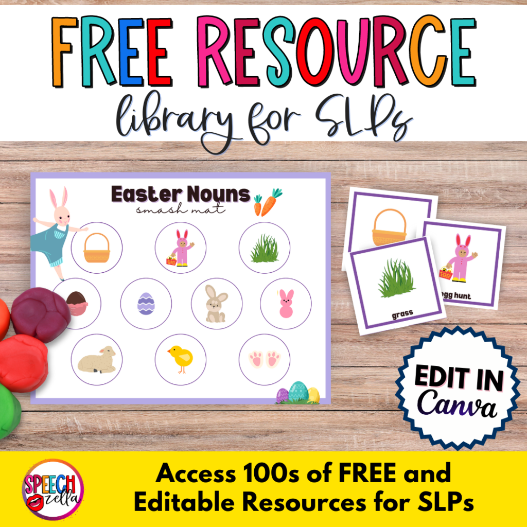 Free Spring Resource Library for SLPs