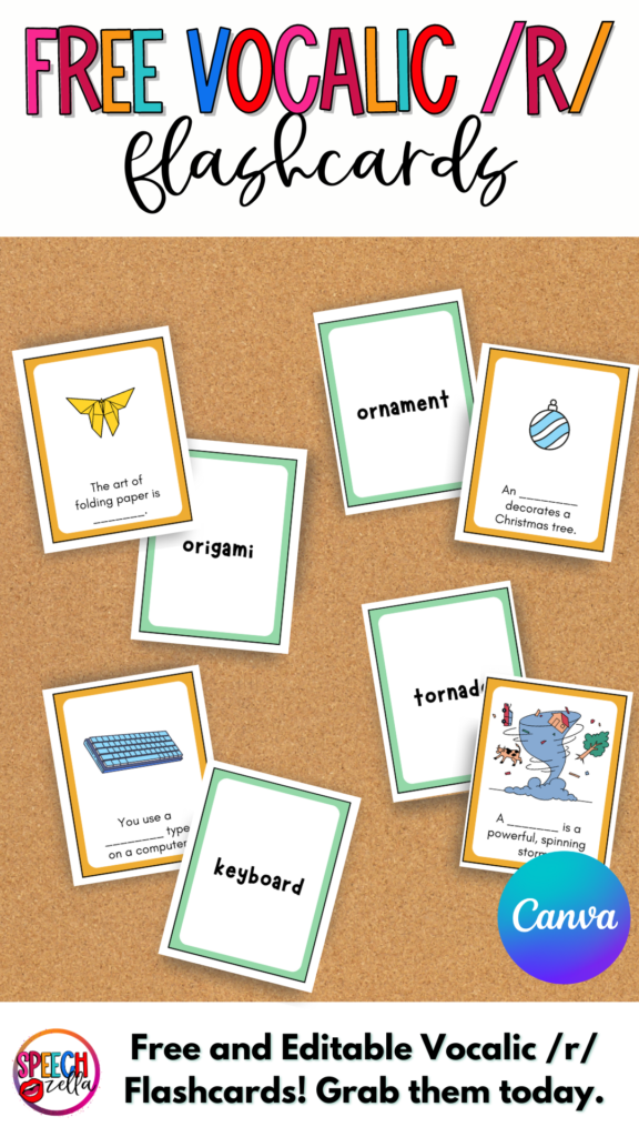 vocalic r flashcards