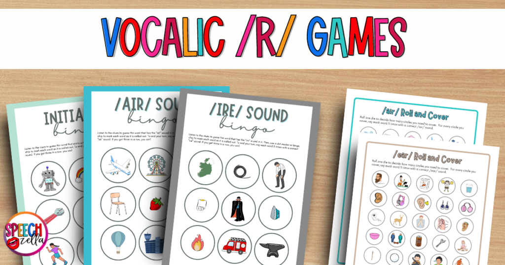 Vocalic r games