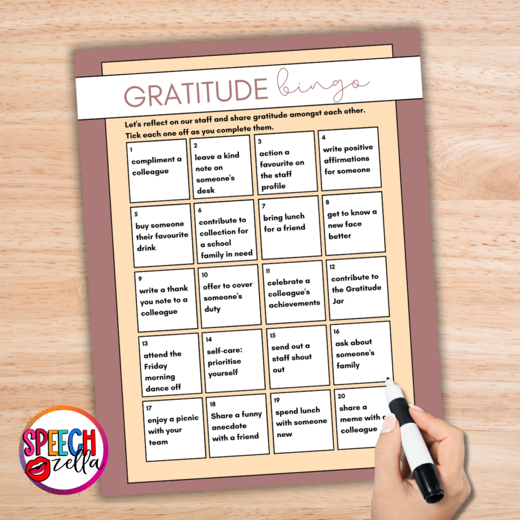 Download these free & editable Thanksgiving gratitude activities for middle school students to promote positivity in the speech room and...