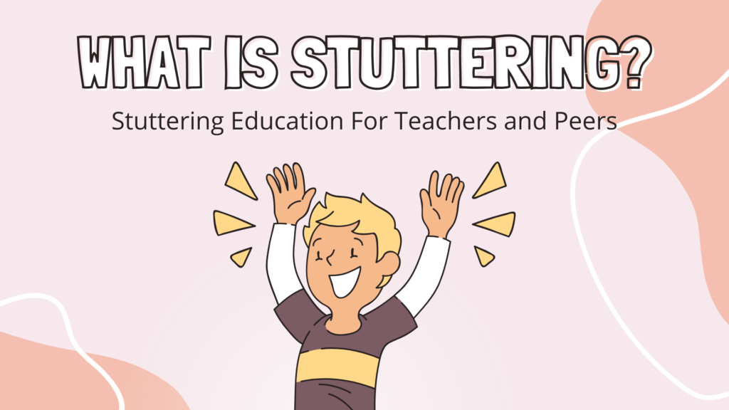 free and editable Canva presentation that details exactly what stuttering is.