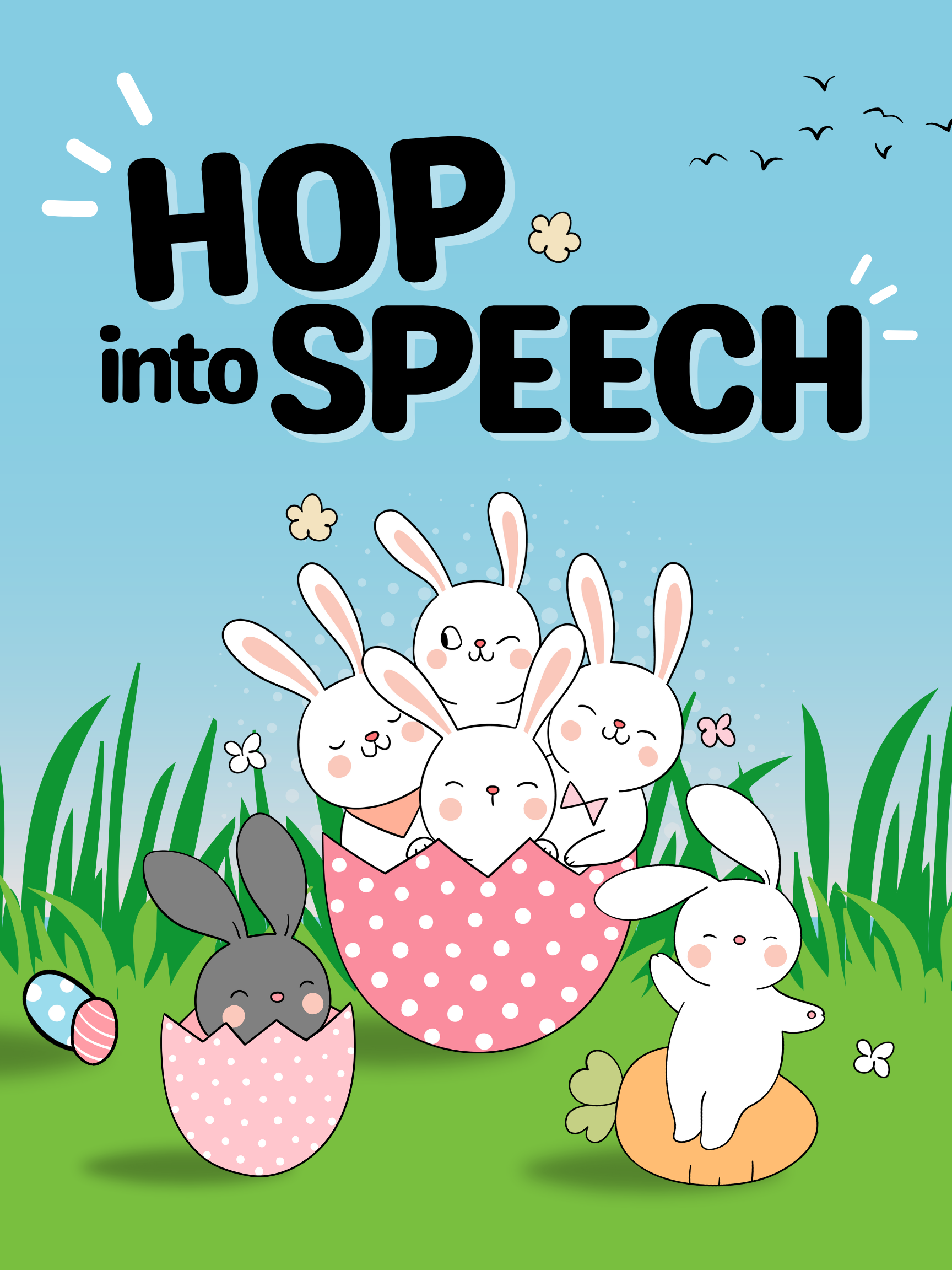 Easter Poster Hop into speech [SUBMIT]